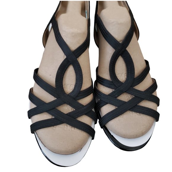 LIFESTRIDE Yaya Strappy Dress Sandals Black  9.5  Shoes - Picture 10 of 15